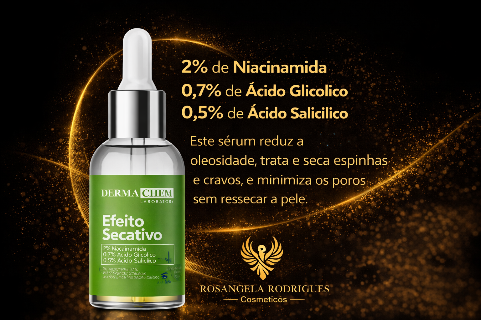Kit Limpeza de Pele Oleosa Skin Care Controle de Acne Sérum Secativo