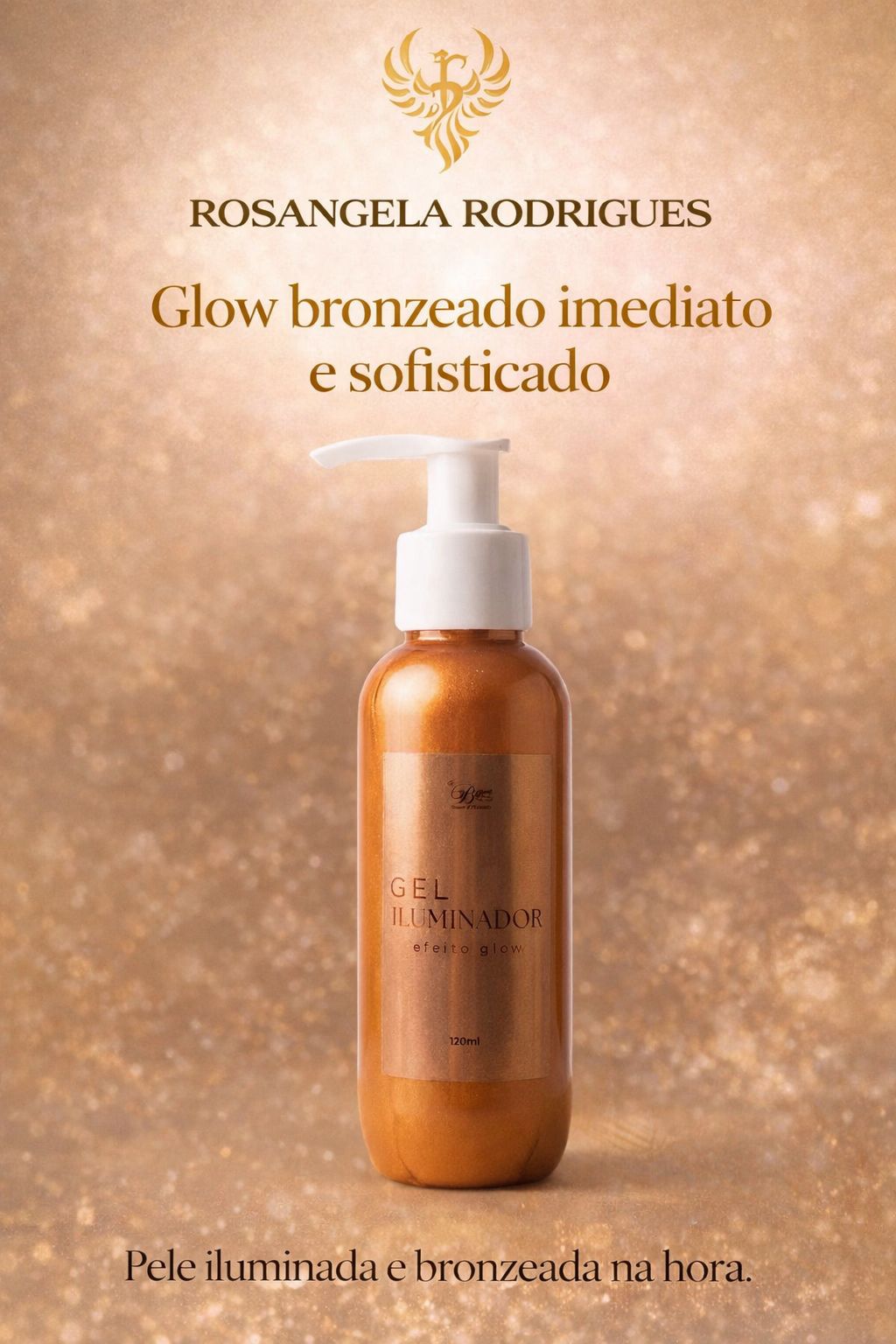 O Gel Iluminador Hidratante da Linha Verão, pós-sol, refrescante e iluminador.
