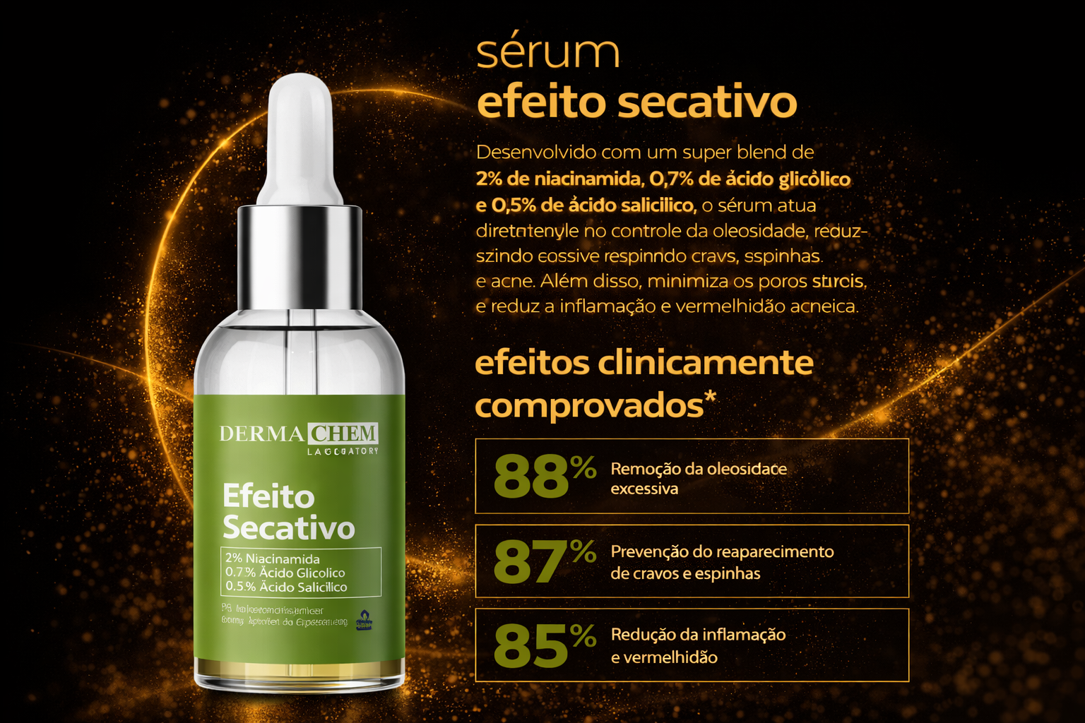 Kit Limpeza de Pele Oleosa Skin Care Controle de Acne Sérum Secativo