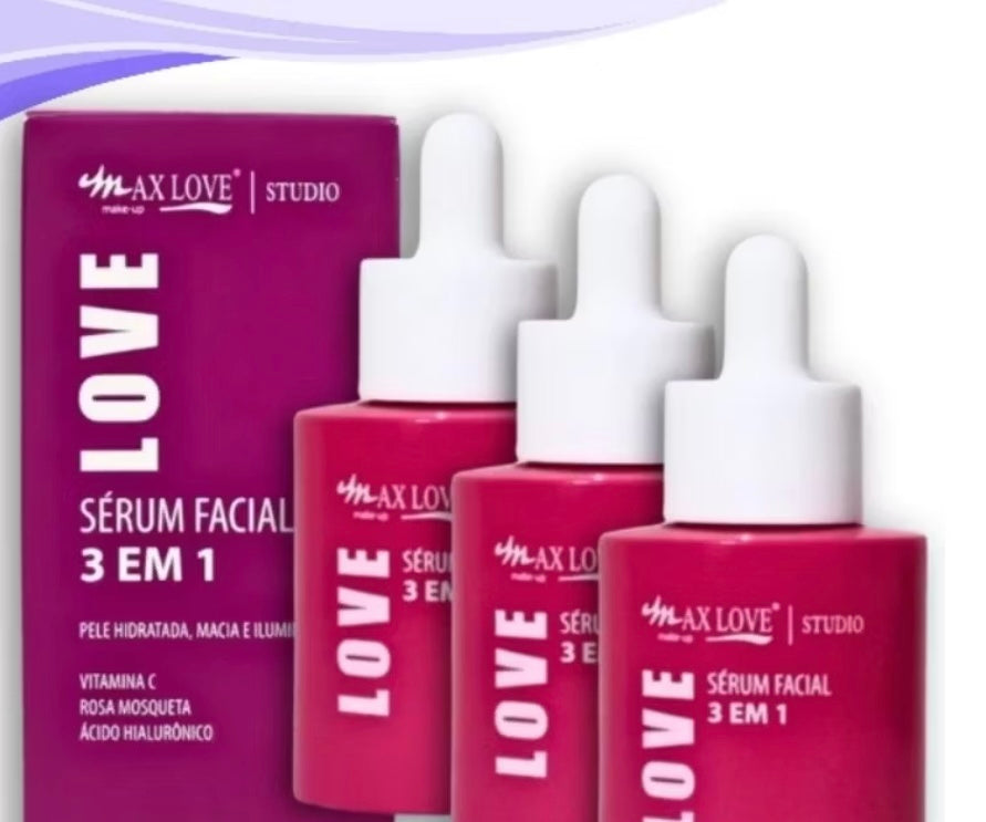 3 em 1 Max Love – Vitamina C + Rosa Mosqueta + Ácido Hialurônico