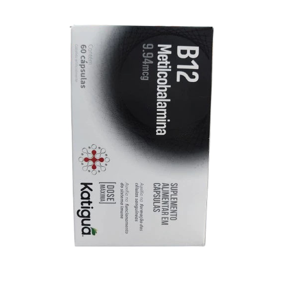 Vitamina B12 600 mg (Metilcobalamina) – 60 cápsulas Katinguá