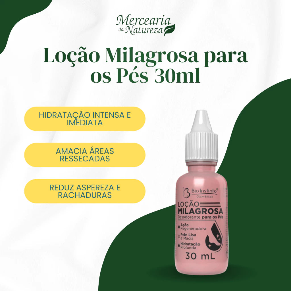 Loção Milagrosa para os Pés 30ml - Bio Instinto