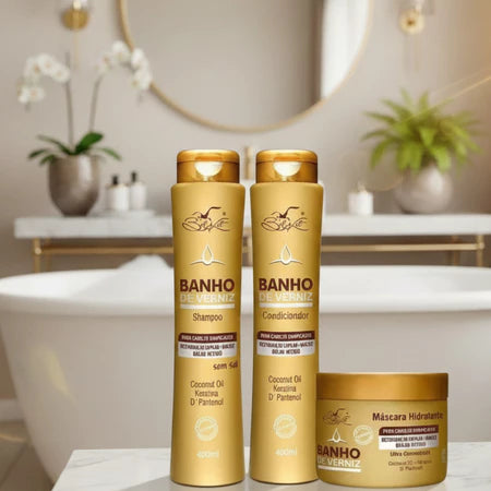 Banho de Verniz Belkit Brilho Extremo e Maciez Instantânea