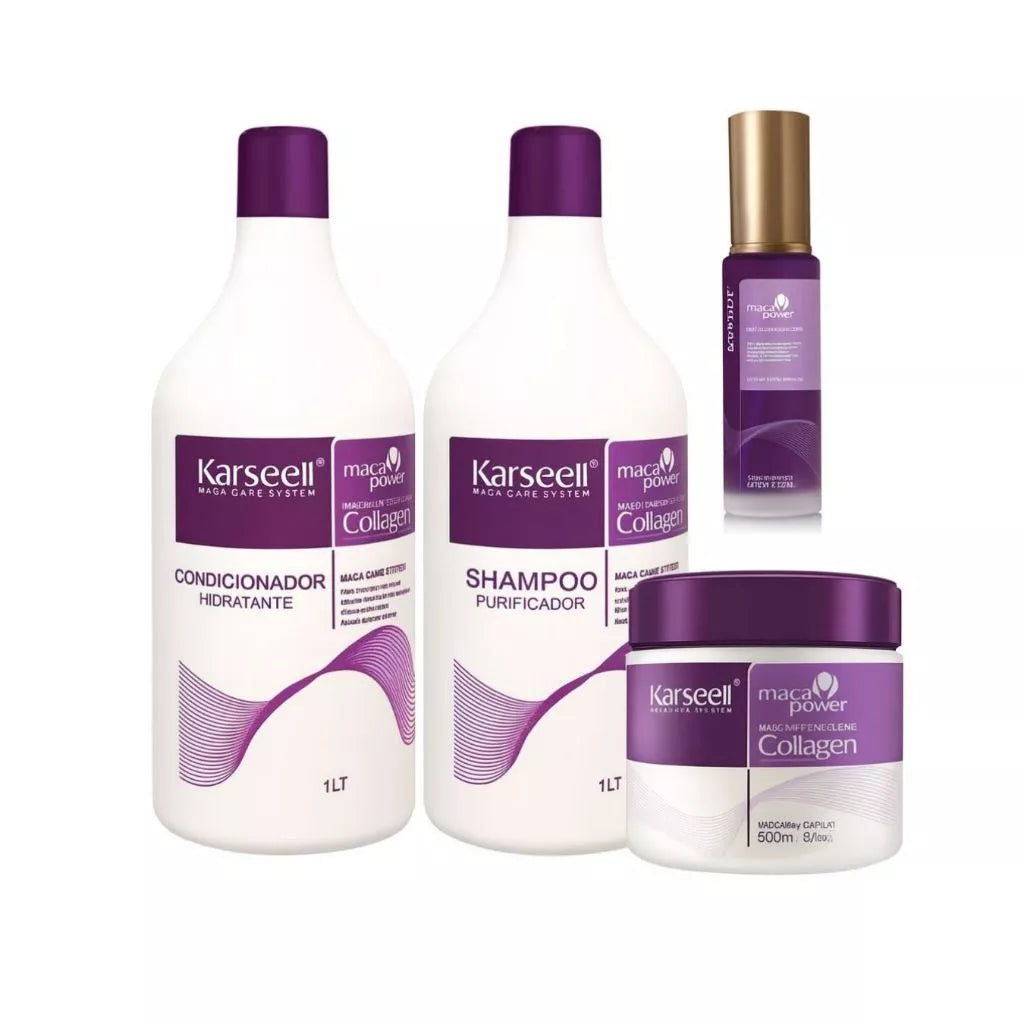 kit Matizador Platinum Cabelos Loiros Kit 4 Produtos Cabelos Loiro Branco Grisalho